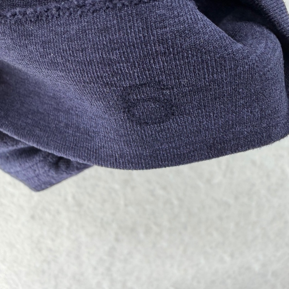Lululemon Ebb To Street Crop Leggings Ruched Seamless Womens 6 Navy Blue Gym - Picture 7 of 7
